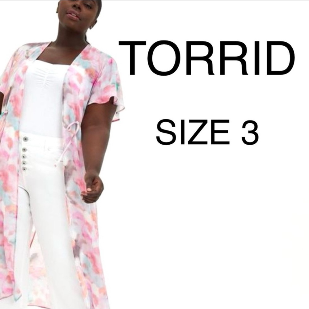 🆕🦋TORRID Watercolor Chiffon Kimono🦋